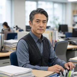 岡部 昌之(従業員100名のIT企業・52歳のベテランメンバー(自分より年上の部下))