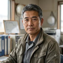 大野 修(従業員90名の設備工事会社・工事部 部長)