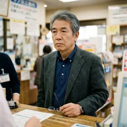 早川 康夫(契約内容の説明に不満を持つお客様(60代))