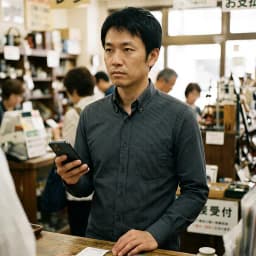立花 直人(対応に不満を持つお客様(30代))